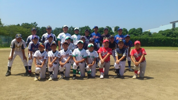 札幌市少年野球選抜VS若林区少年野球連盟選抜